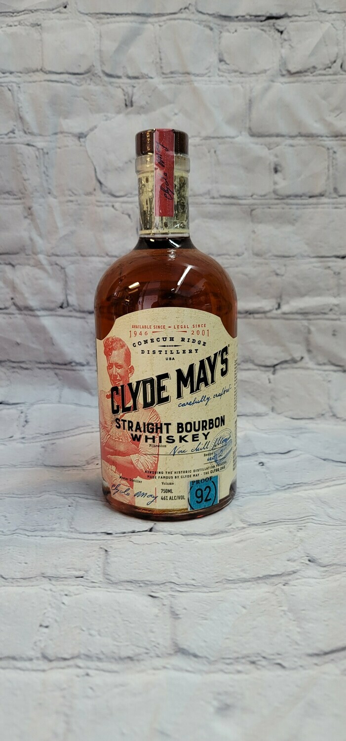 Clyde May Straight Bourbon Whiskey 750ml