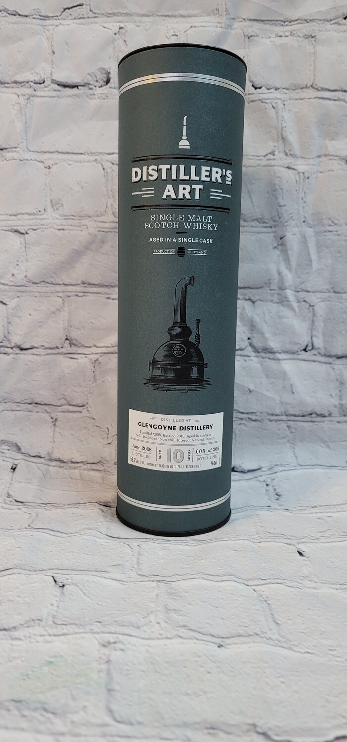 Distiller&#39;s Art Glengoyne 2008 10 year Single Malt Scotch Whiskey 750ml