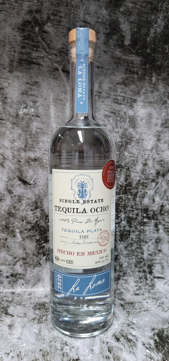 Tequila Ocho Plata 750ml