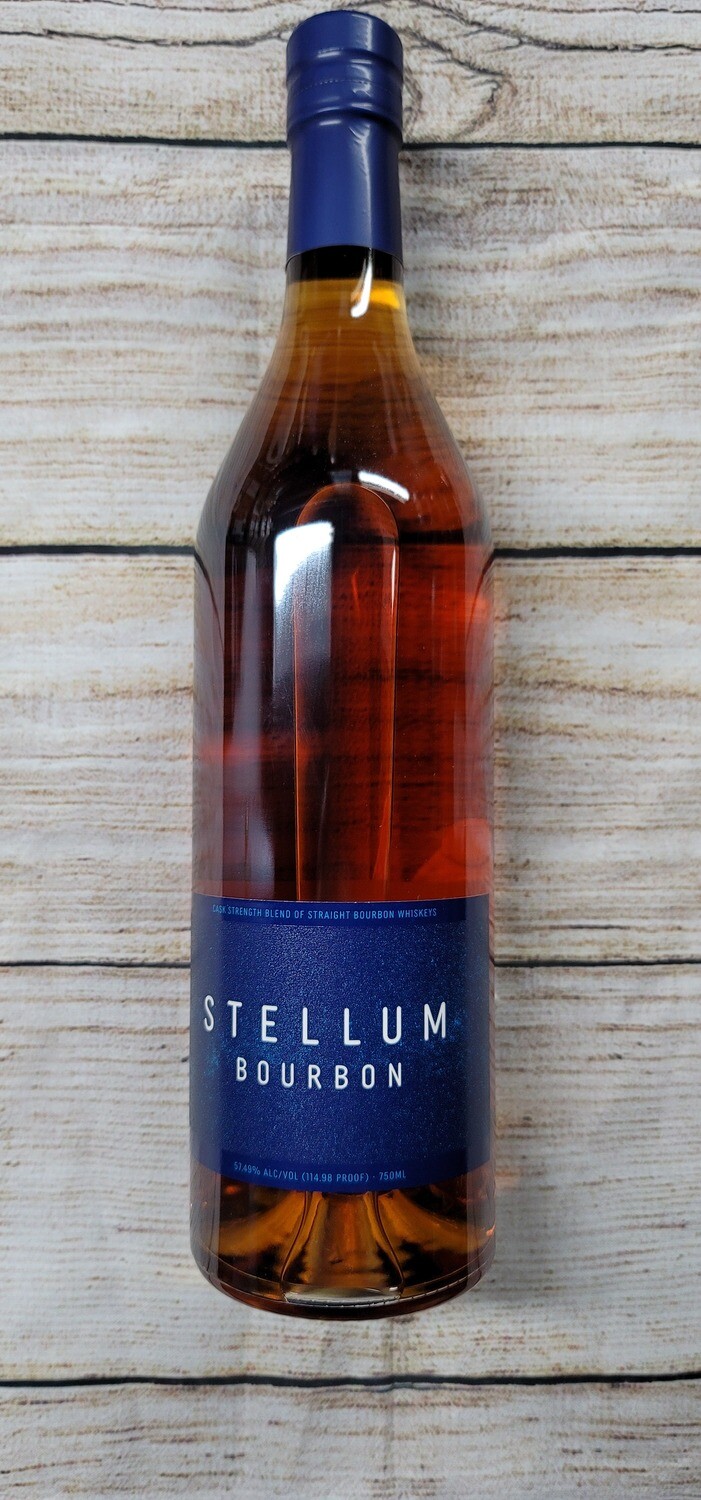 Stellum Bourbon 114 proof Whiskey 750ml