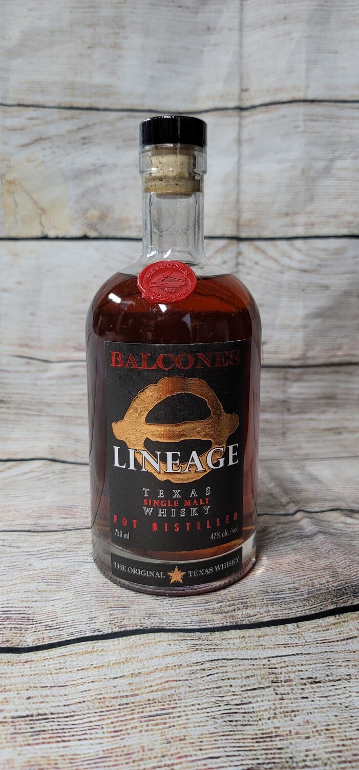 Balcones Lineage Texas Single Malt Whisky 750ml
