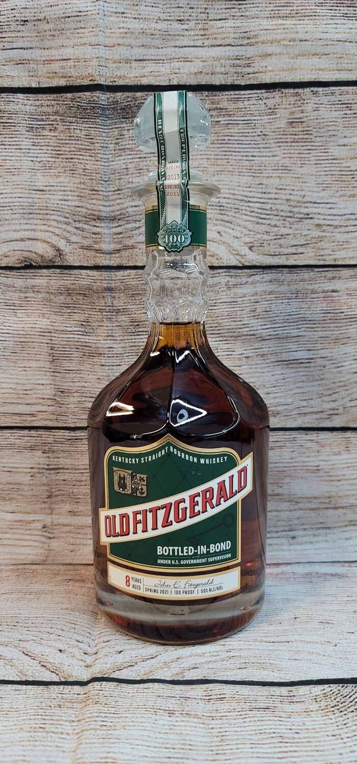 Old Fitzgerald Bottled in Bond 8 year Bourbon 750ml (2021 Spring Release)
