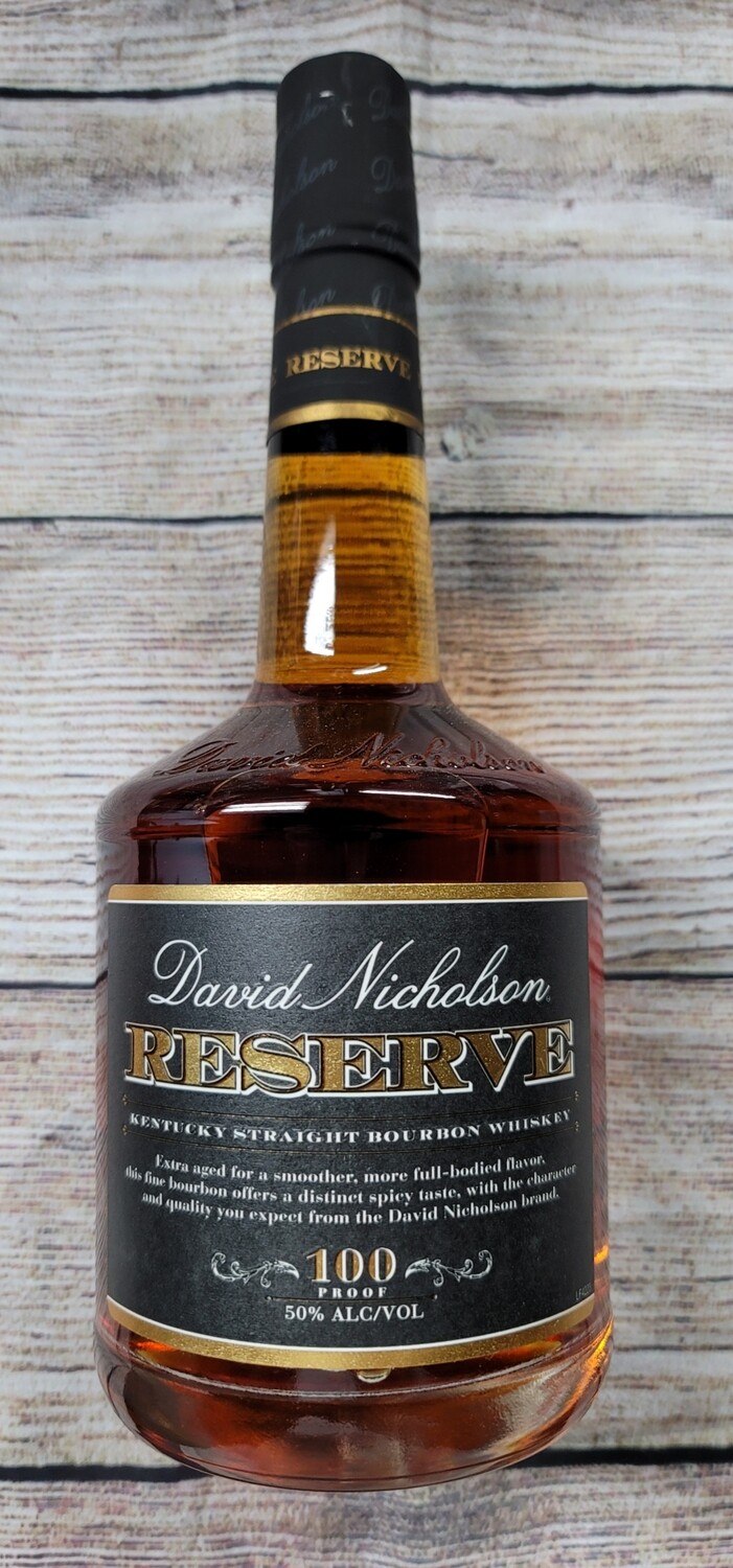 David Nicholson Reserve Straight Bourbon 750ml