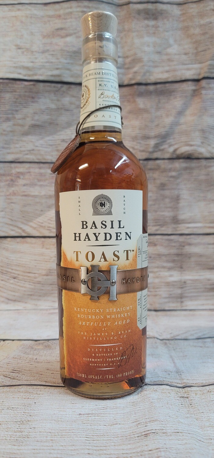 Basil Hayden Straight Bourbon Toast 750ml