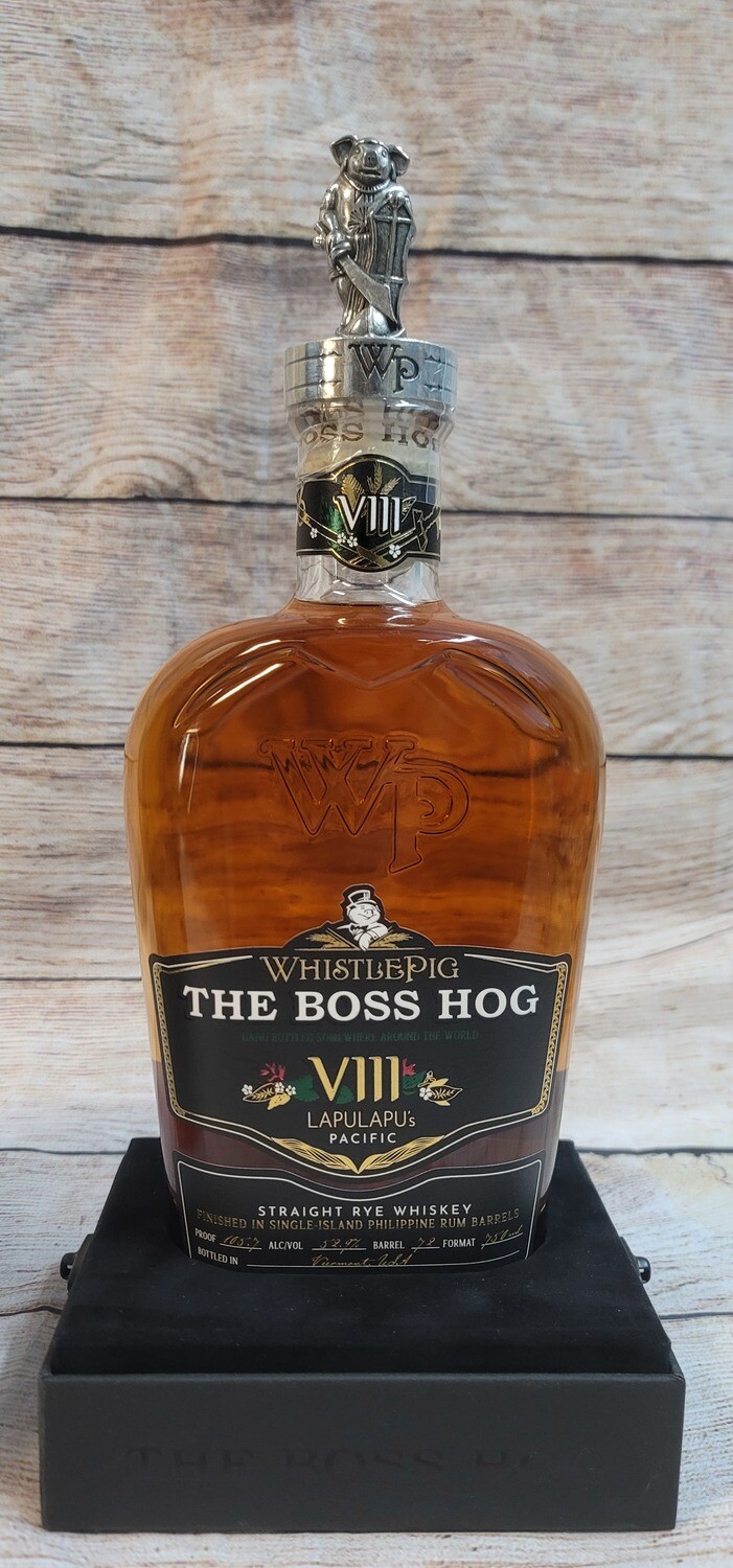 Whistle Pig Boss Hog 8th Edition Lapulapu Straight Rye Whiskey 750ml