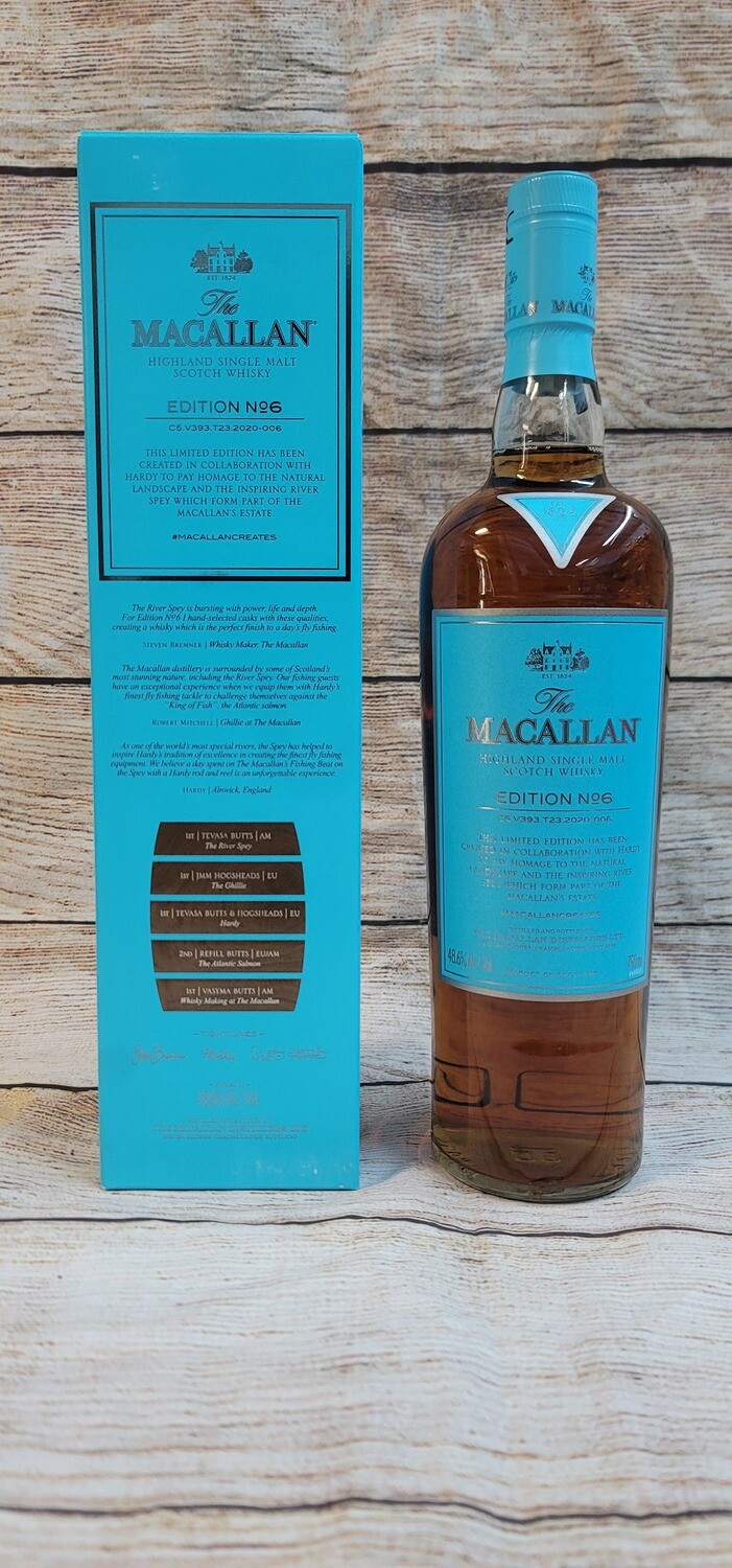 Macallan Edition No.6 Single Malt Scotch Whiskey 750ml