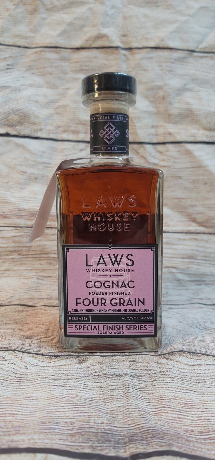 Laws Cognac Foeder Finished Four Grain Bourbon 750ml