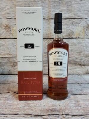 Bowmore 15year Islay Single Malt Scotch 750ml