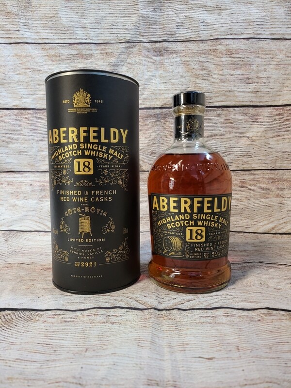 Aberfeldy 18year Single Malt Scotch 750ml