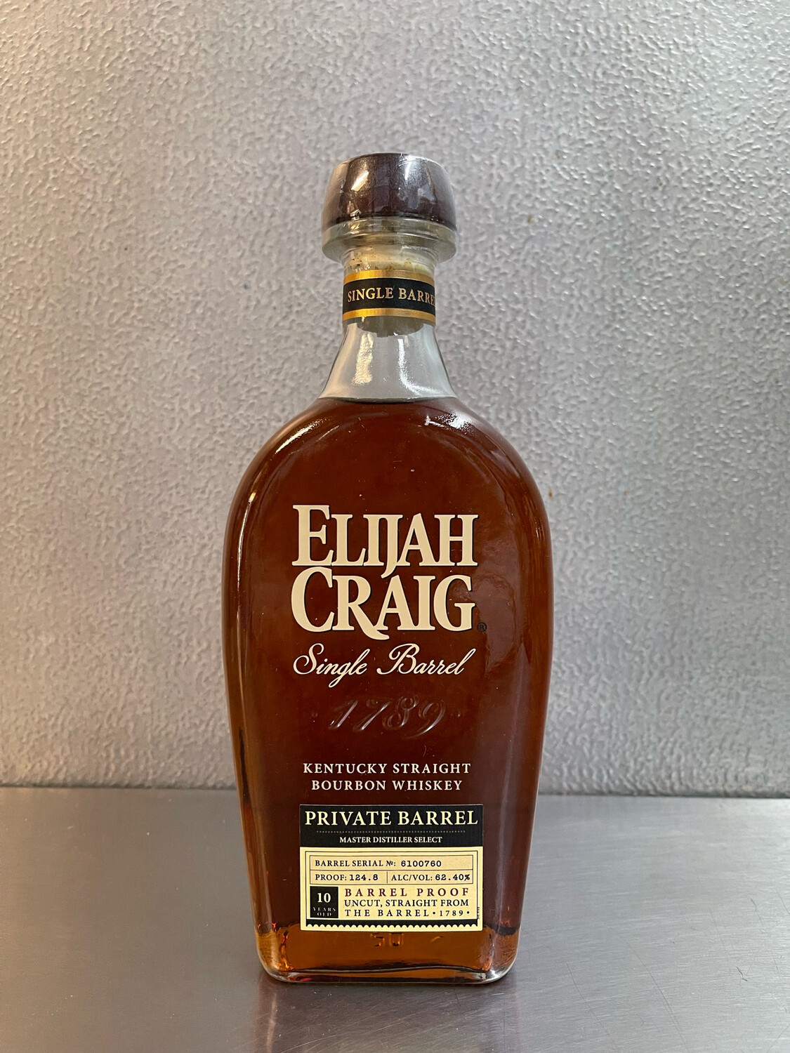 Elijah Craig Barrel Proof 750ml (Barrel Pick 124.8proof)