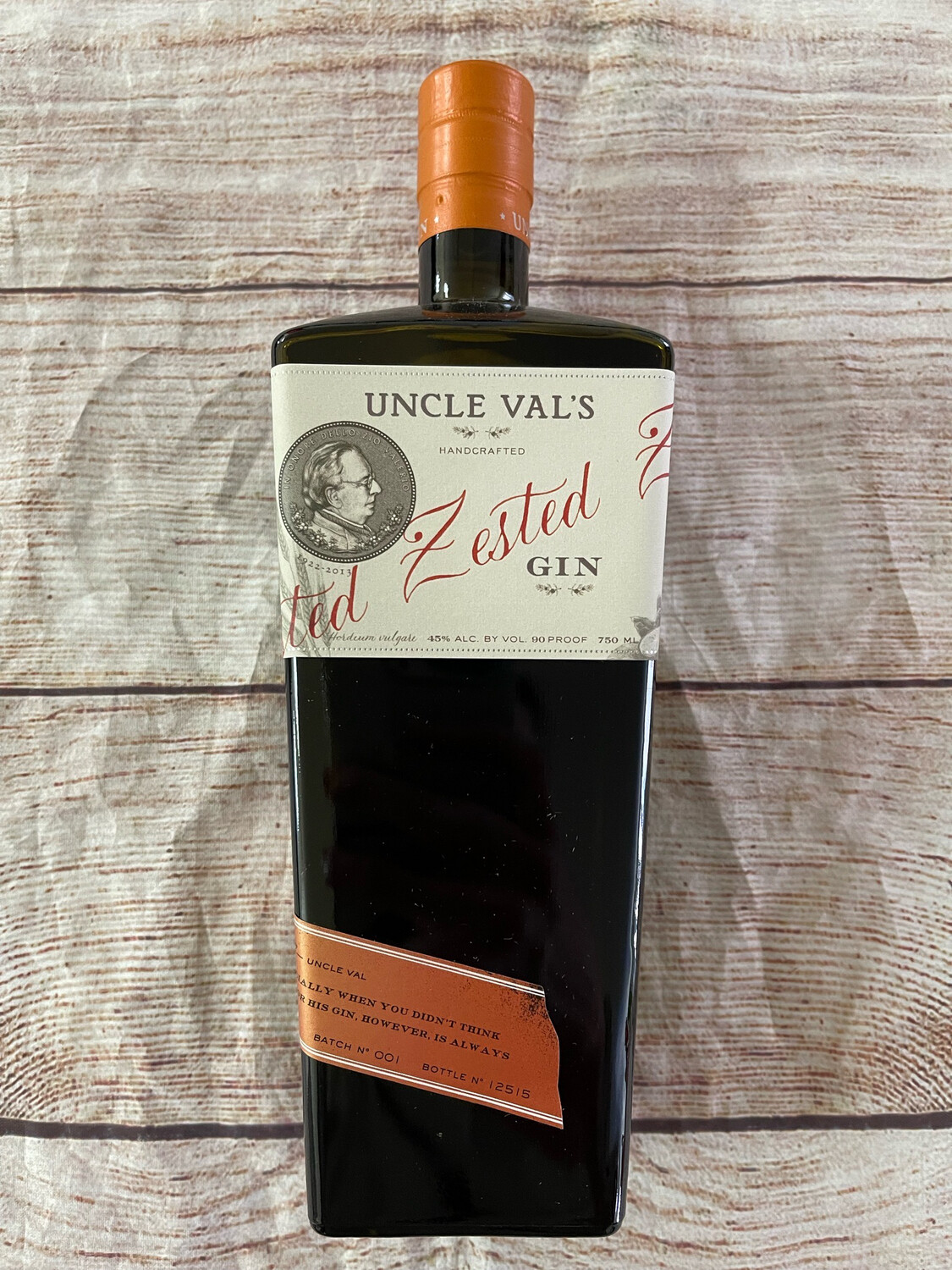 Uncle Val’s Zested Gin 750ml