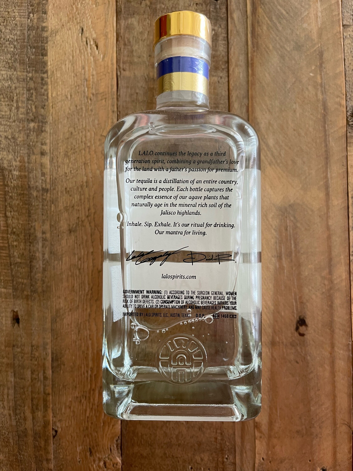 Lalo Tequila Blanco 750ml