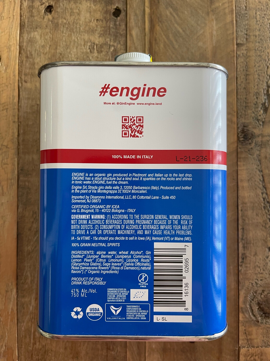 Engine Organic Gin 750ml