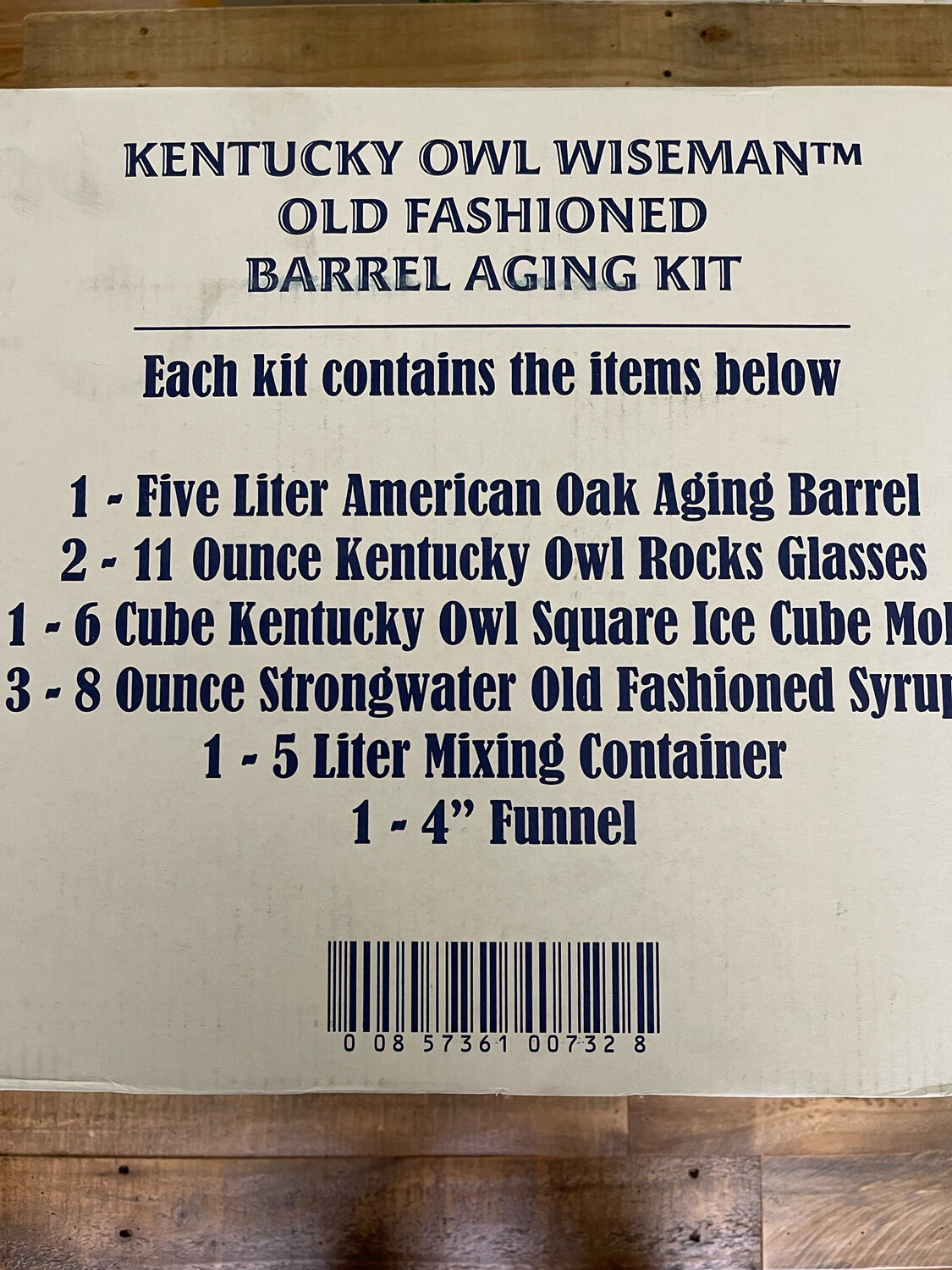 Kentucky Owl Old Fashioned Barrel Aging Kit