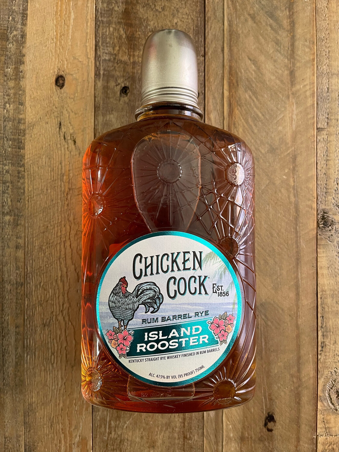 Chicken Cock Island Rooster Rum Finished Rye 750ml