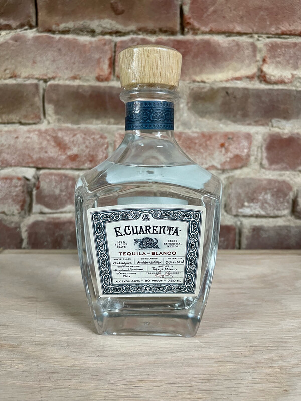 E. Cuarenta Tequila Blanco 750ml