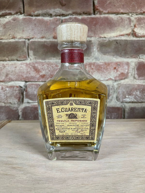 E. Cuarenta Reposado Tequila 750ml