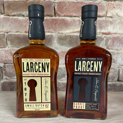 Larceny Bourbon 750ml & Larceny Barrel Proof 750ml (Batch A122)