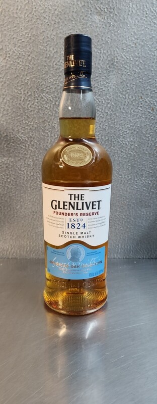 Glenlevit Single Malt Scotch Whisky Founder&#39;s Reserve 1824 750ml