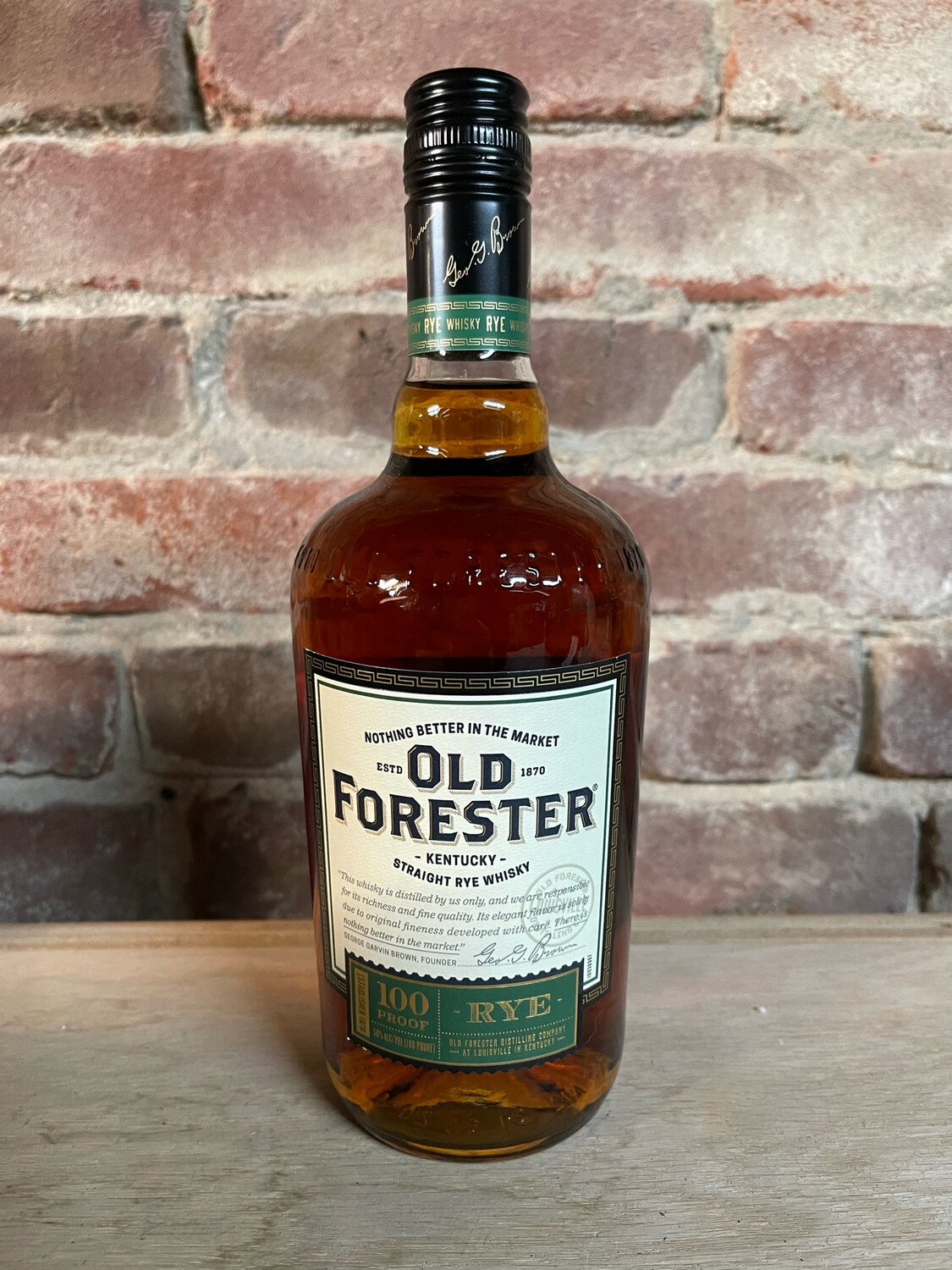 Old Forestor Rye 100proof 750ml