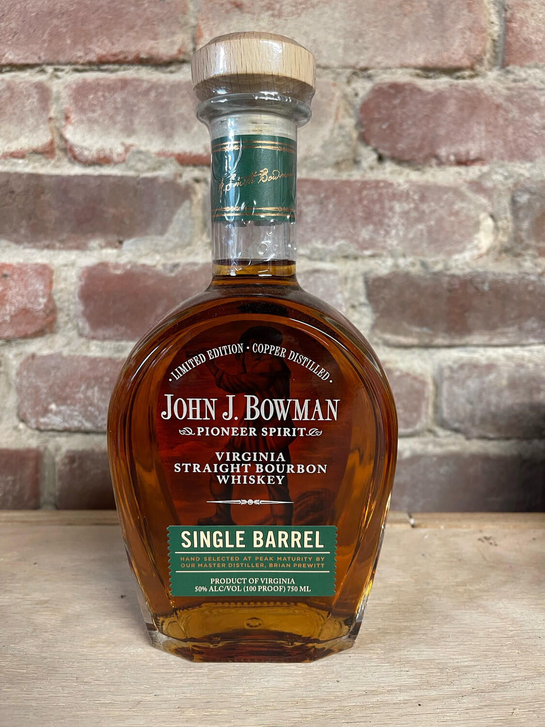 John J. Bowman Single Barrel Bourbon 750ml 