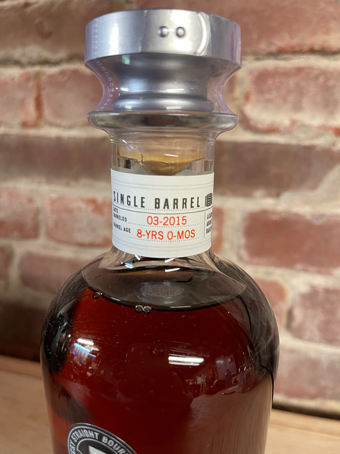 Bakers 7 year Single Barrel 750ml