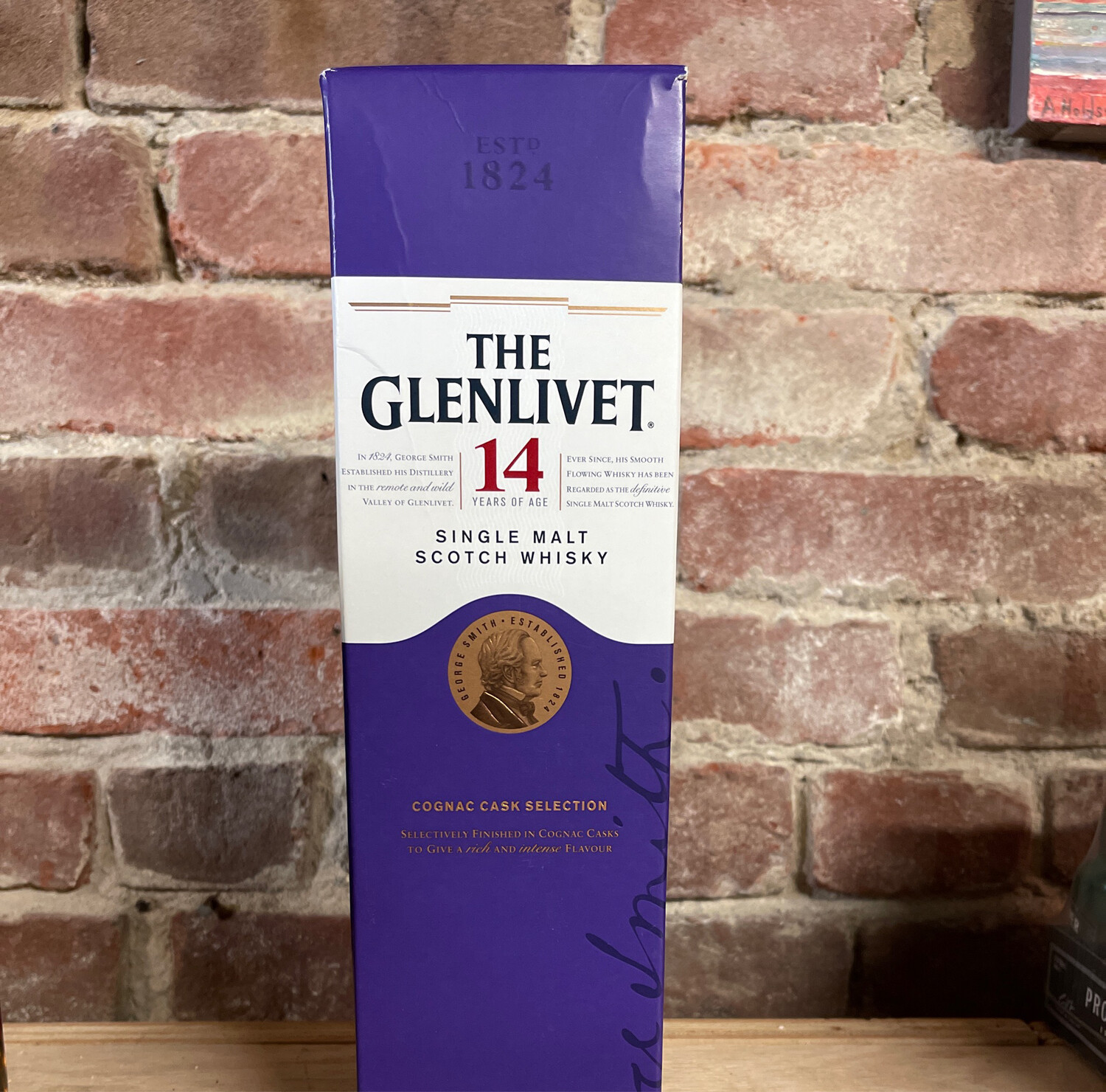 Glenlevit 14year Cognac finish Single Malt Scotch 750ml