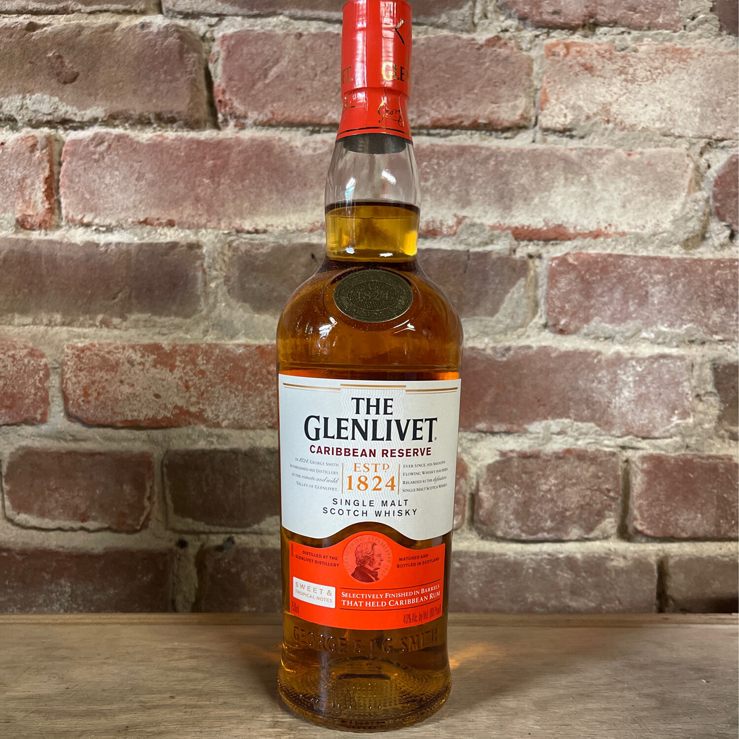 Glenlevit Single Malt Scotch Whisky Caribbean Cask 750ml