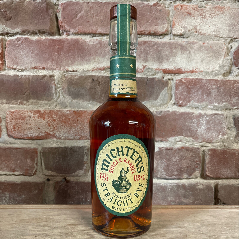 Michter&#39;s Single Barrel Straight Rye 750ml