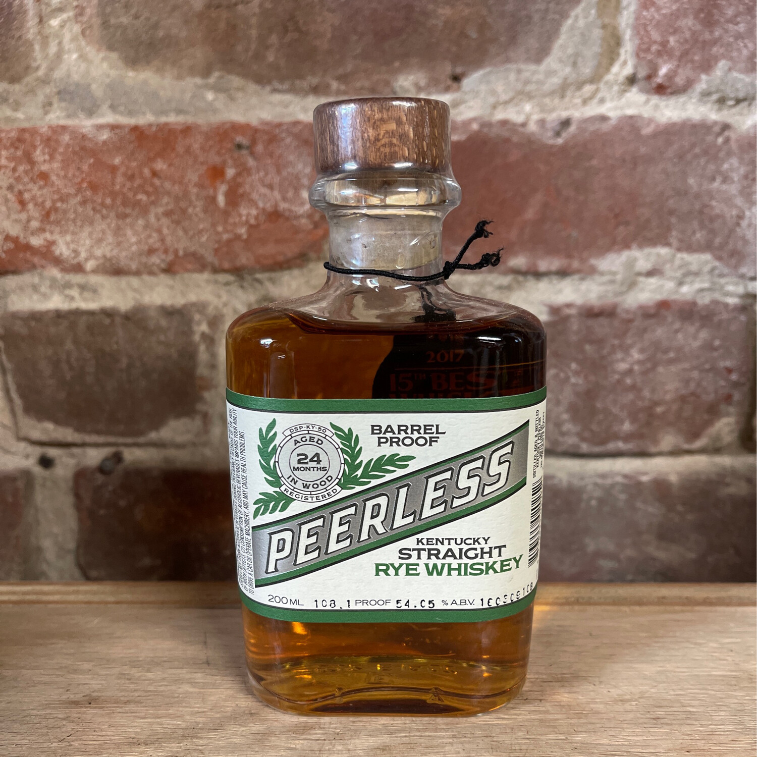 Peerless Straight Rye Barrel Proof 200ml