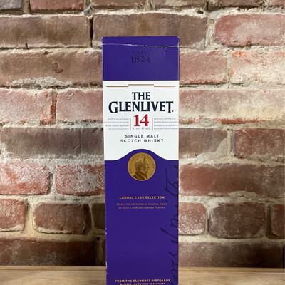 Glenlevit 14year Cognac finish Single Malt Scotch 750ml