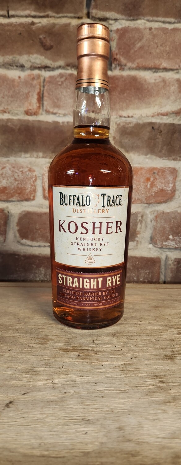 Buffalo Trace Kosher Straight Rye 750ml