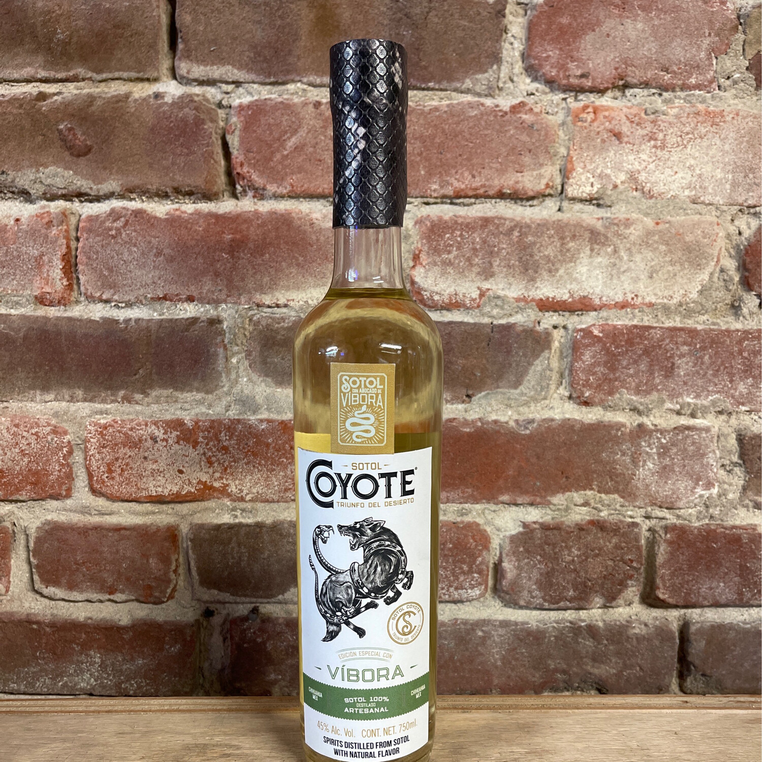 Sotol Coyote Con Vibora 750ml