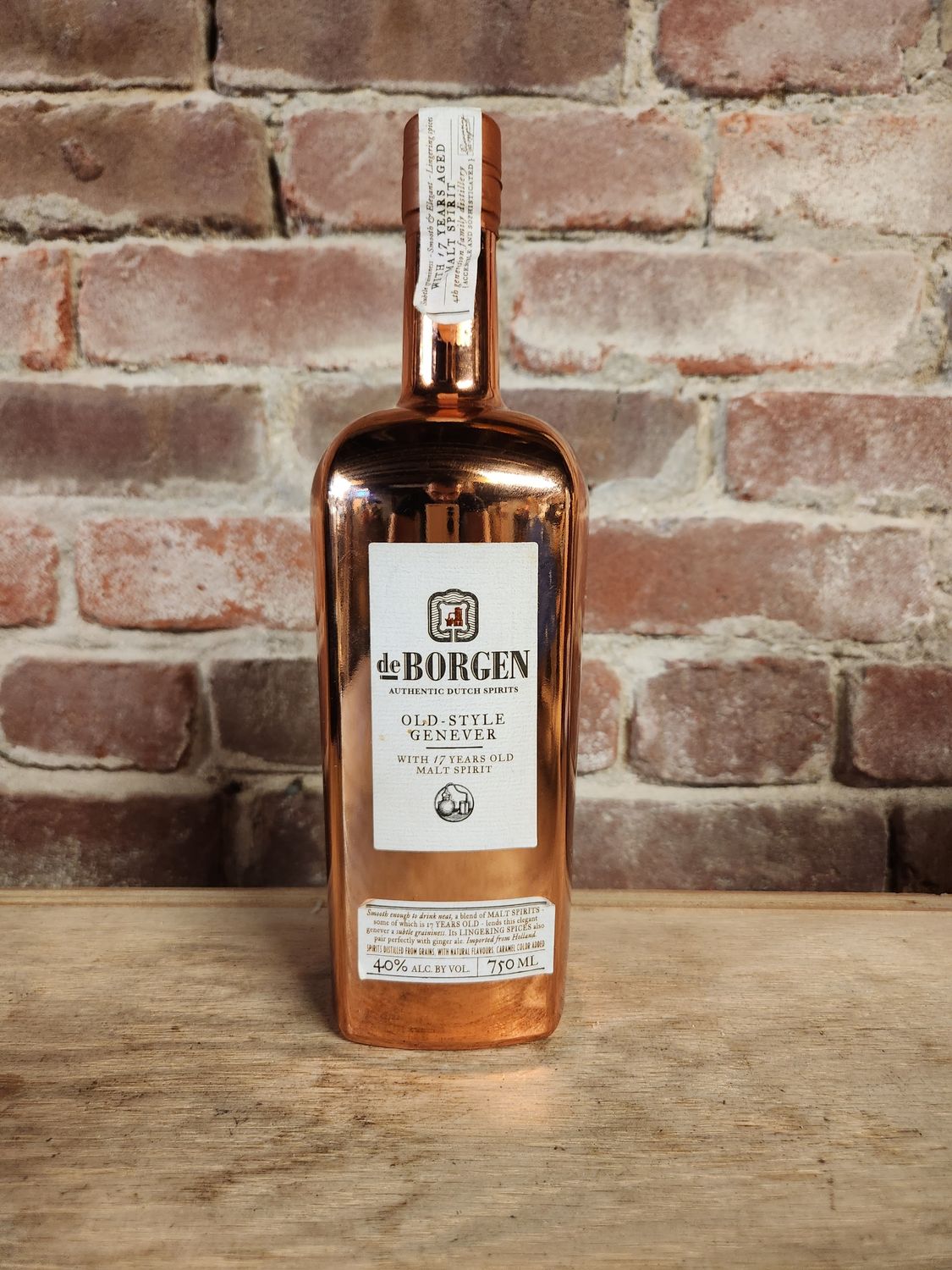 De Borgen Old Style Genever w/ 17 year old Malt Spirit 750ml