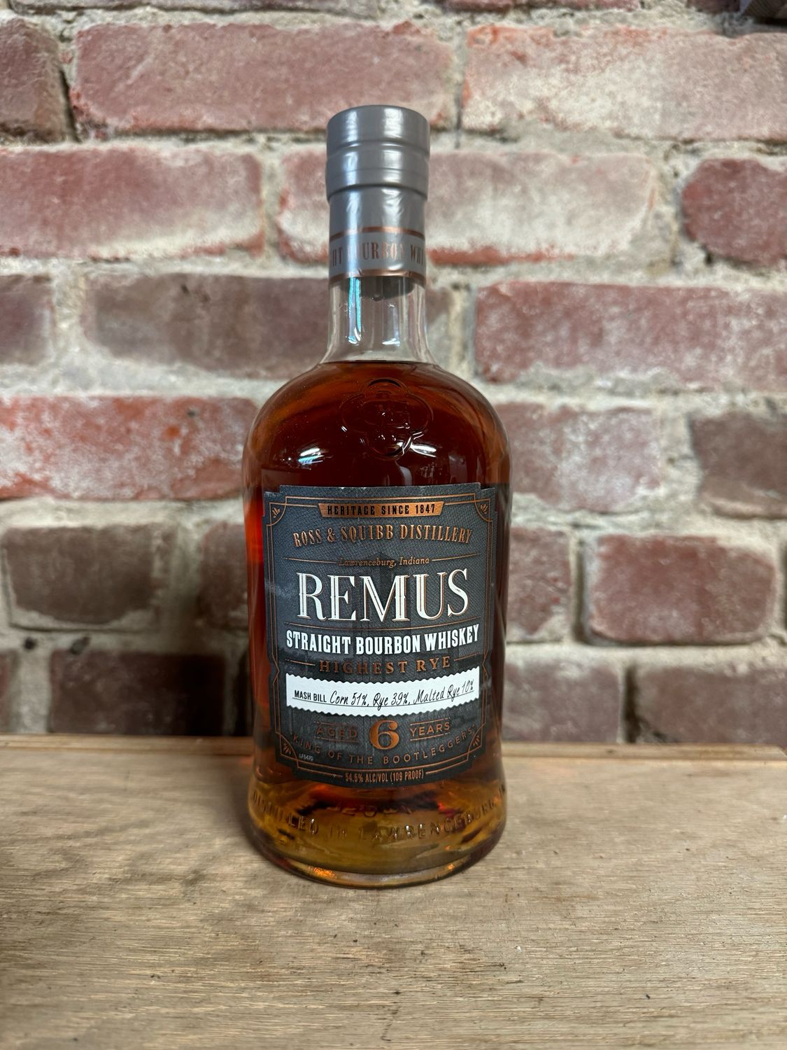 Remus 6 Year Highest Rye Bourbon