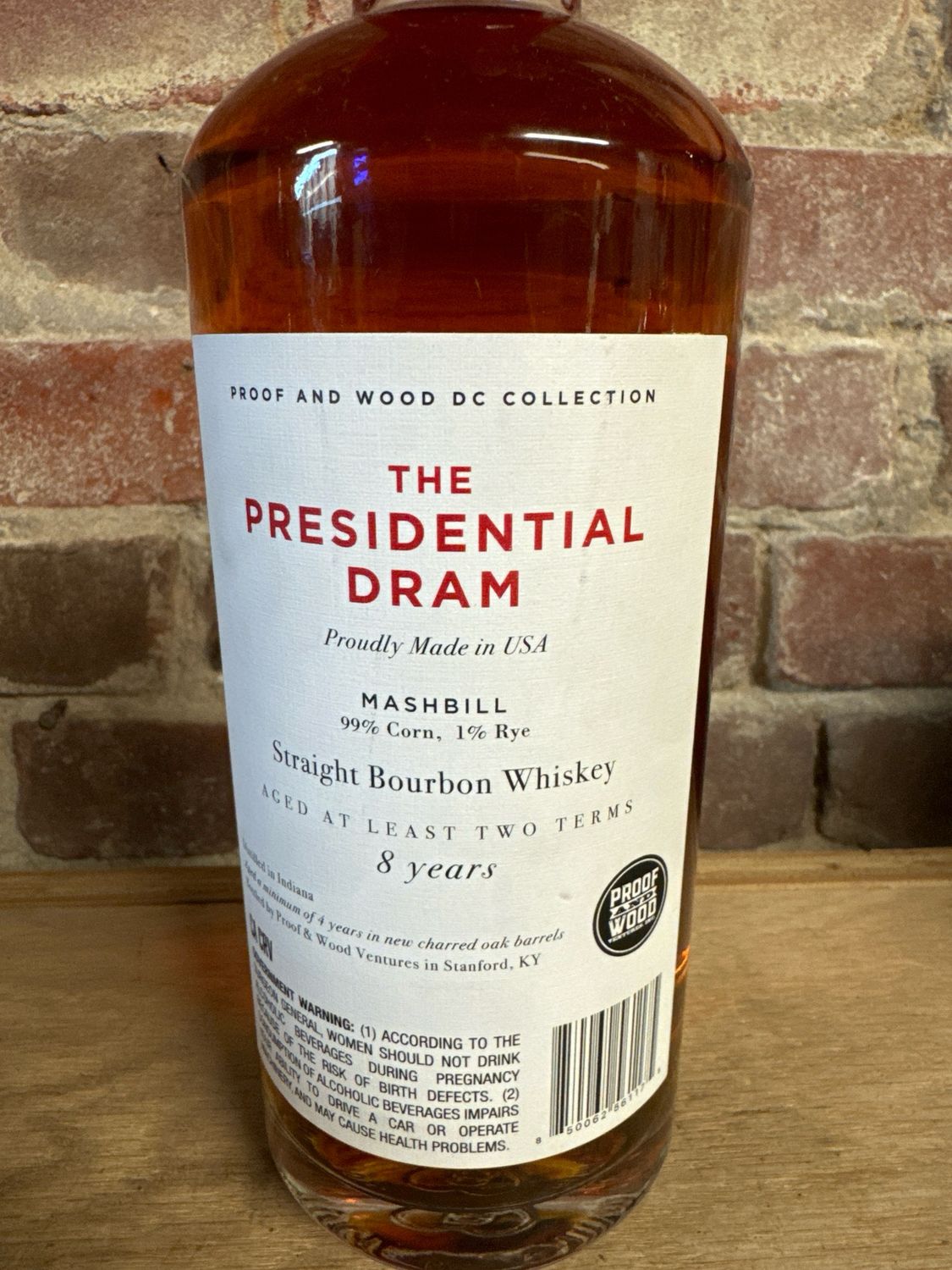 Presidential Dram Barrel Proof 113.96 700ml