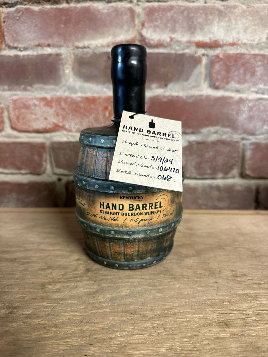 Hand Barrel Single Barrel 750ml