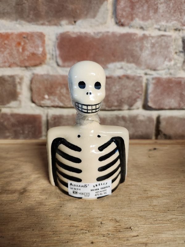 Azulejos Skelly Silver Tequila 50ml