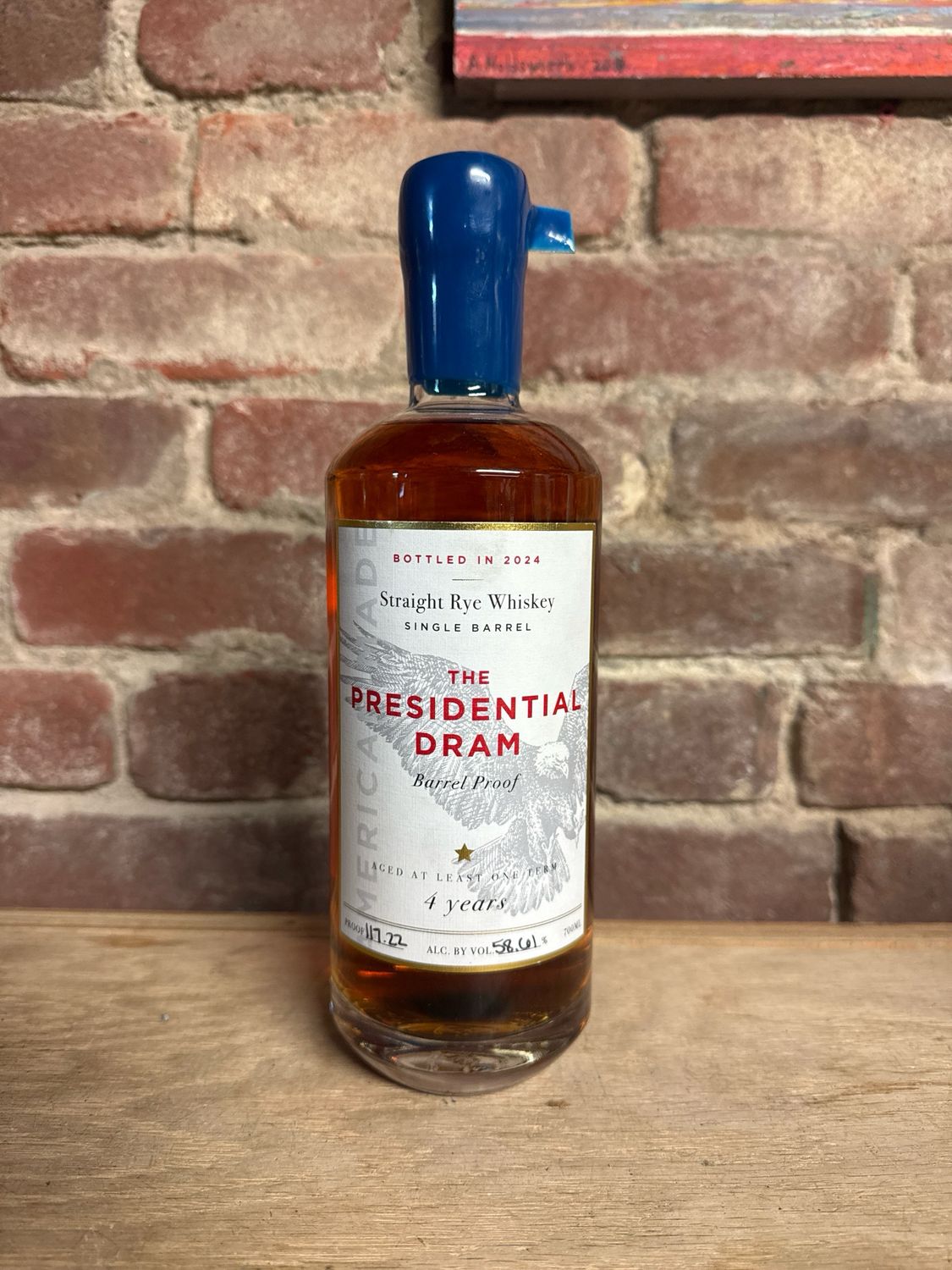 The Presidential Dram Barrel Proof Rye 117.22 700ml