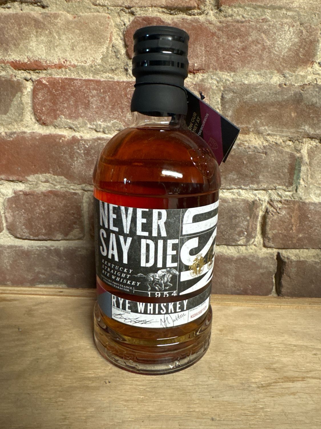 Never Say Die 6year Rye 750ml