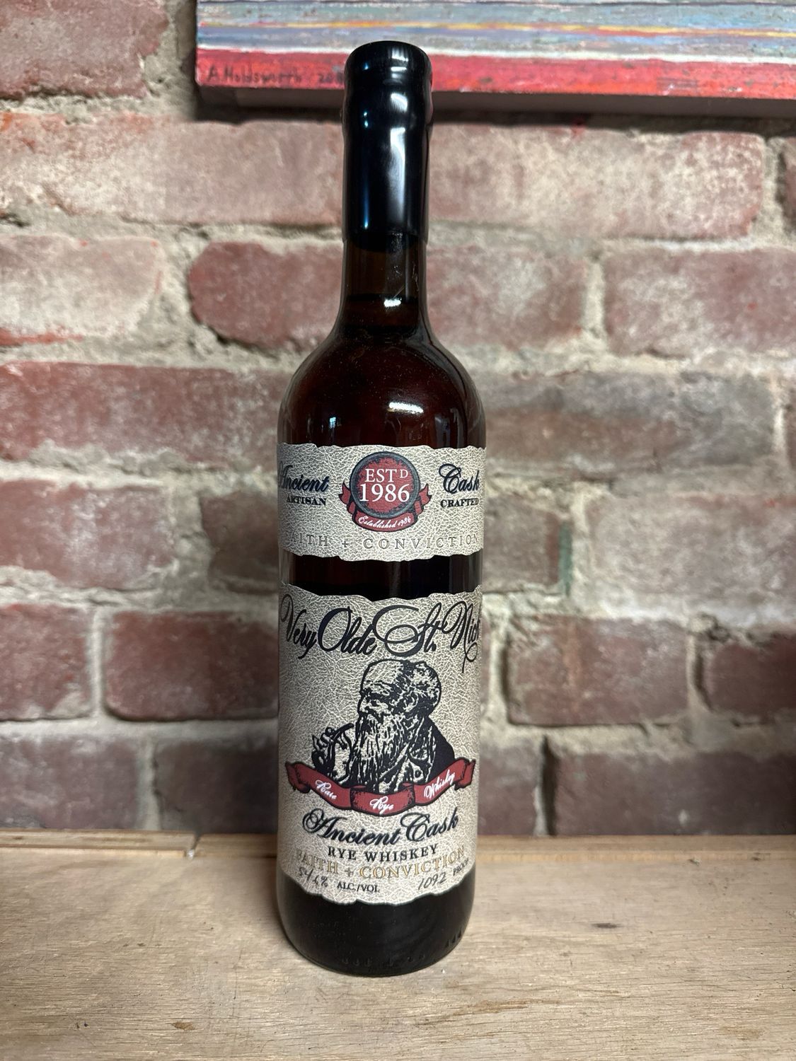 Very Olde St. Nick Faith&amp; Convicition Rye 750ml