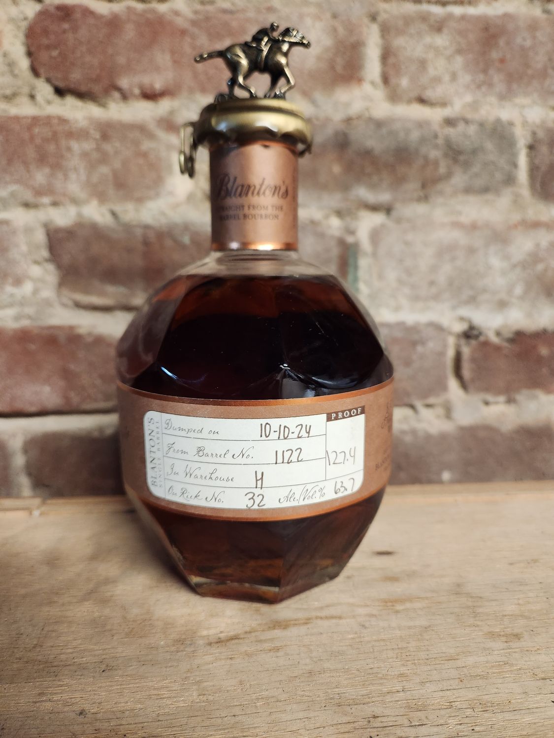 Blanton’s Straight From The Barrel 127.4 750ml