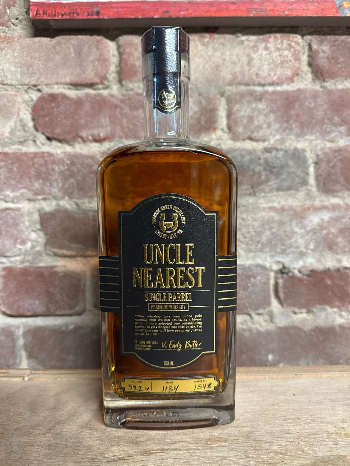 Uncle Nearest Single Barrel 750ml