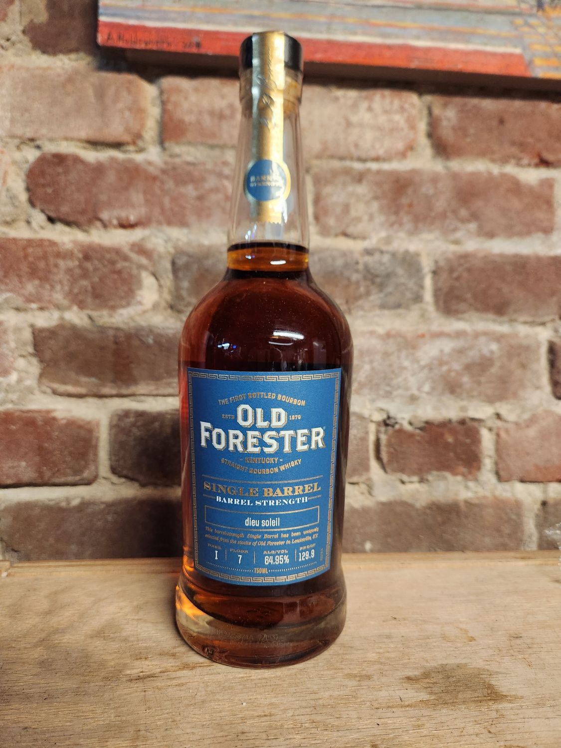 Old Forester Barrel Strength &quot;Dieu Soleil&quot; 750ml