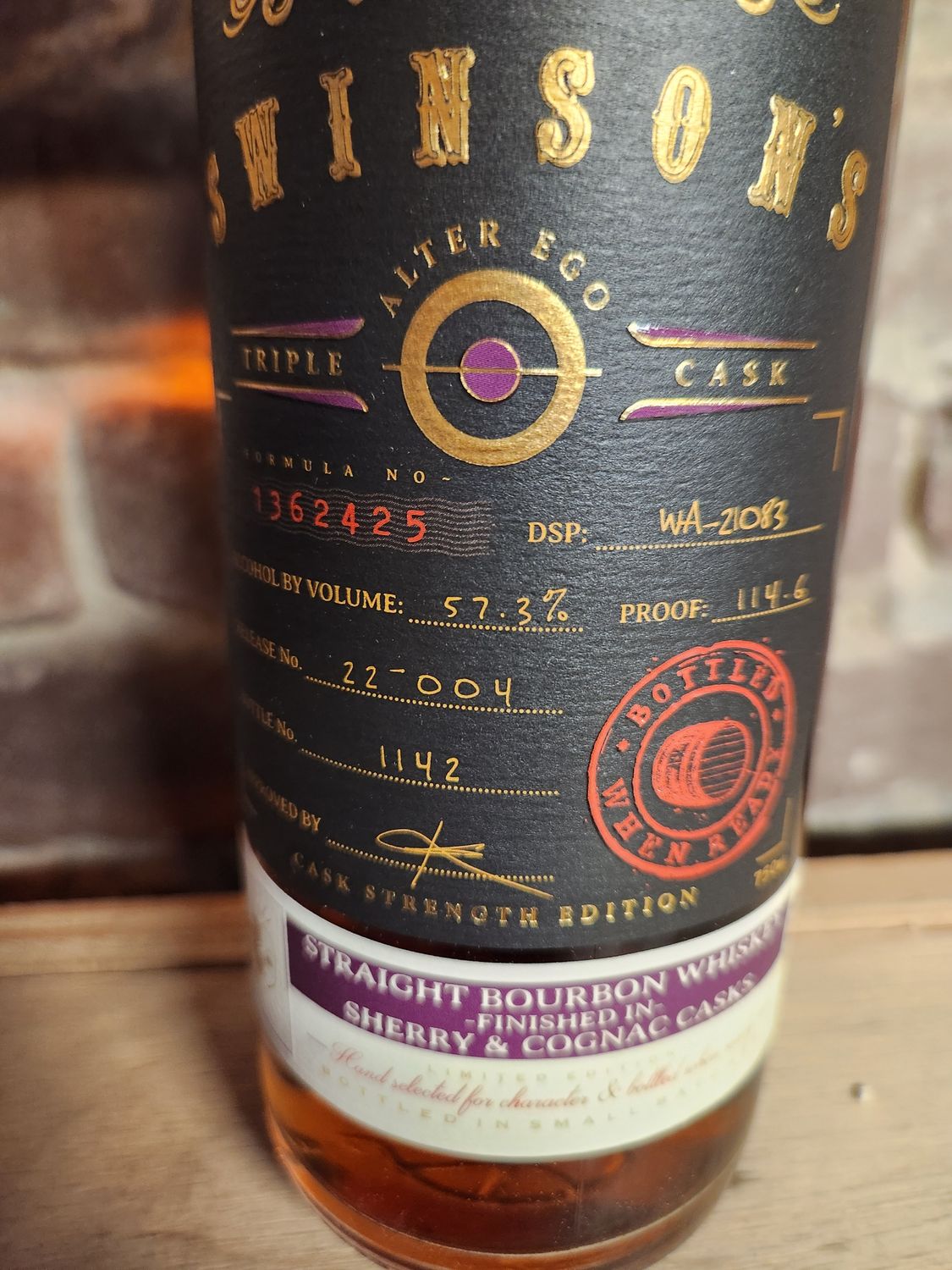 Doc Swinson&#39;s Alter Ego 750ml