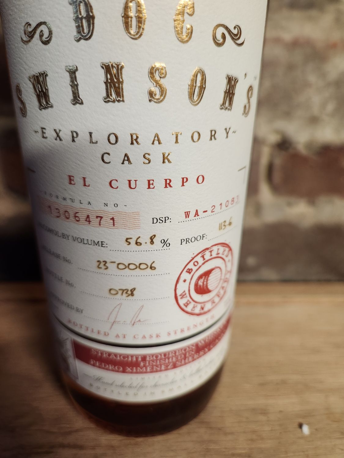 Doc Swinson El Cuerpo 750ml