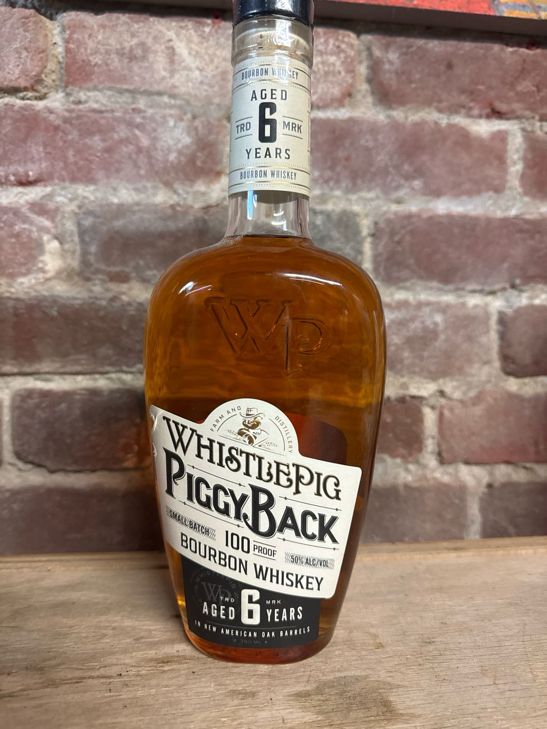 Whistle Pig Piggy Back Bourbon 6year 750ml