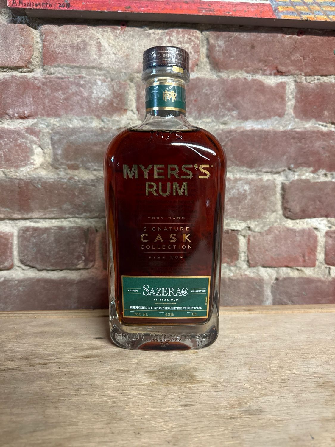 Myer’s Rum Signature Cask Sazerac 18year 750ml