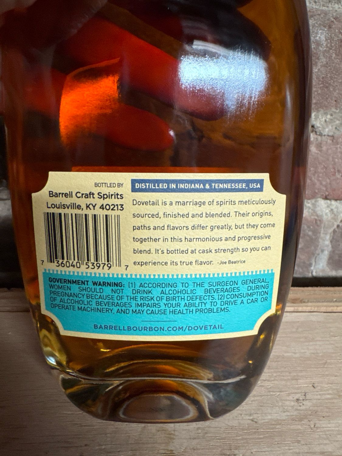 Barrell Dovetail Whiskey 750ml
