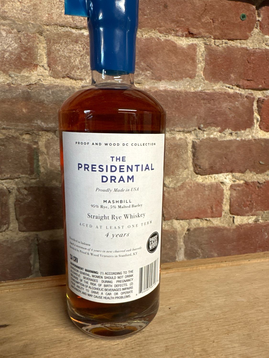 Presidential Dram Barrel Proof Rye 117.98 700ml